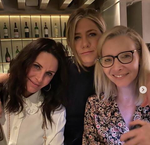 Jennifer Aniston, Courteney Cox und Lisa Kudrow im Januar 2020