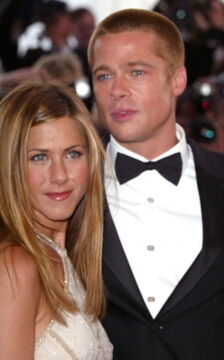 Jennifer Aniston und Brad Pitt