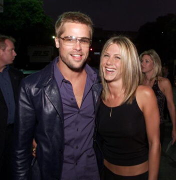 Jennifer Aniston und Brad Pitt