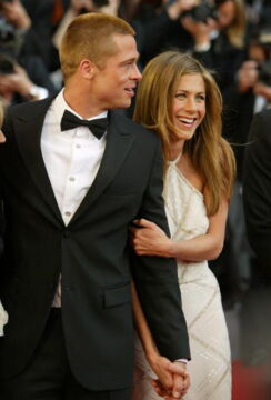 Jennifer Aniston und Brad Pitt
