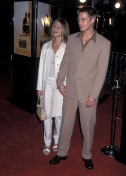 Jennifer Aniston und Brad Pitt