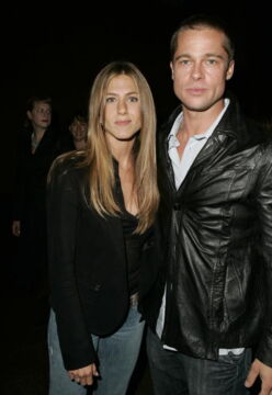 Jennifer Aniston und Brad Pitt