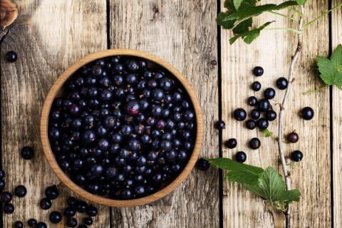 Schwarze Johannisbeeren haben mit 200 mg /100 g den höchsten Vitamin-C-Gehalt