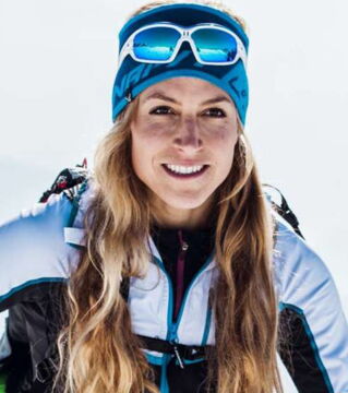 Gela Allmann überlebt einen Unfall beim Bergsteigen