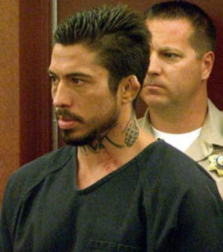 5. Jonathan 'War machine' Koppenhaver - Wartet auf seinen Prozess, wegen versuchten Mordes an seiner Ex-Freundin, der Pornodarstellerin Christy Mack und ihrem Freund. Er wurde mehrfach wegen Körperverletzung angezeigt.