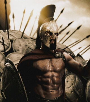 7 300: Für diesen Film haben die Schauspieler, auch Gerard Butler, ein sehr anspruchsvolles Trainingsprogramm bekommen. Der Lohn: ein Körper wie ein echter Spartaner.