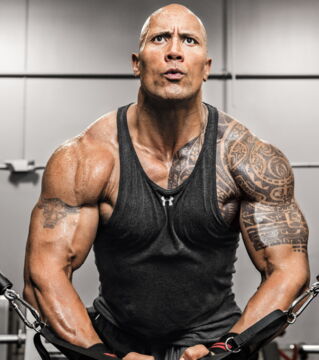 Dwayne Johnson: Der Schlüssel zum Erfolg liegt in der Effizienz. Ich mache viel Zirkeltraining und Supersets. Pro Tag trainiere ich eine oder zwei Körperpartien.