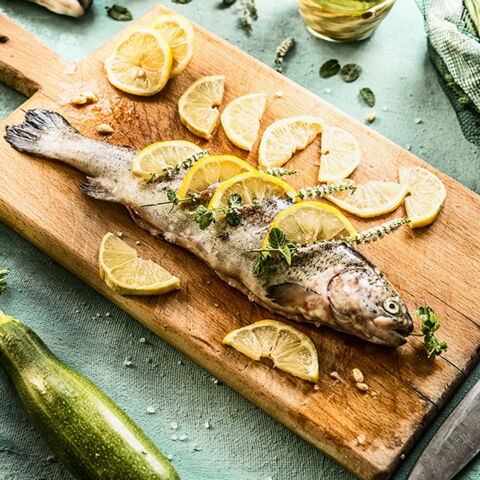 Forelle ist eine Fischart, die ebenfalls voller Proteine steckt. Foto: Getty Images