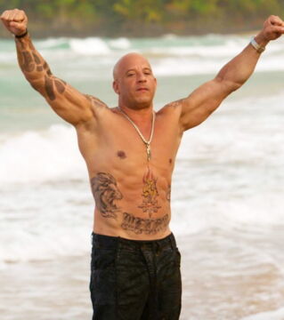 Vin Diesel ist besonders durch „Fast and Furious“ für seinen stählernen Körper bekannt...