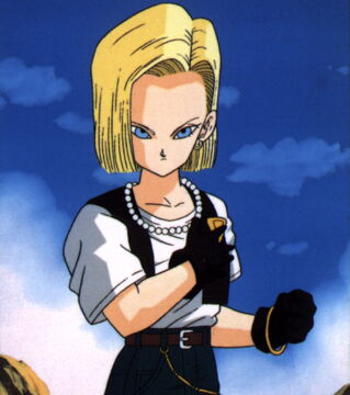 Cyborg 18: Die schöne Unbesiegbare, die als sie in der Serie erscheint, keinen Rivalen hat...