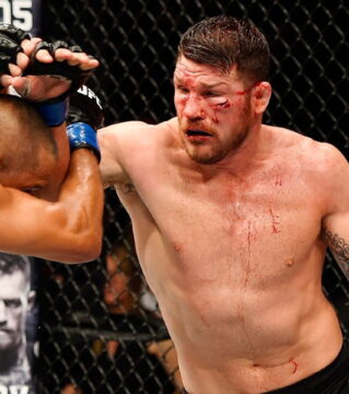 Wie Michael Bisping! Er hat nie einen Kampf verweigert, immer eine gute Figur gemacht (jetzt noch mehr), doch sobald er einem Genie gegenüber steht, wird es sehr hart für ihn