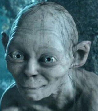 Gollum vom Film "Der Herr der Ringe"