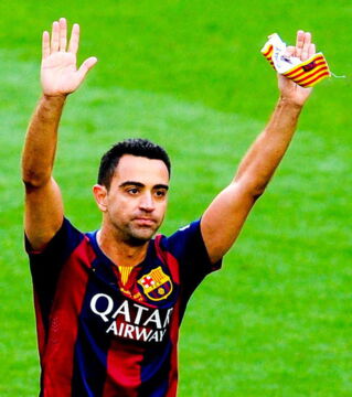 Xavi - Die zwei Männer trafen dreimal bei Freundschaftsspielen zwischen Spanien und Argentinien aufeinander.