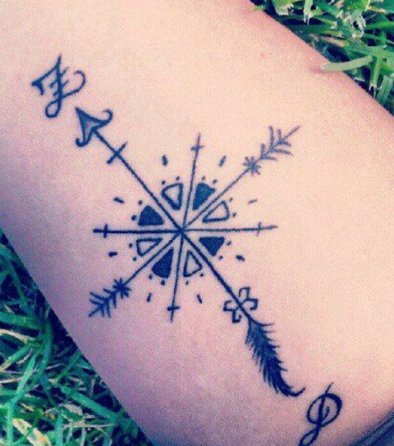 Tattoos Die schönsten Pfeil Motive für Männer und Frauen