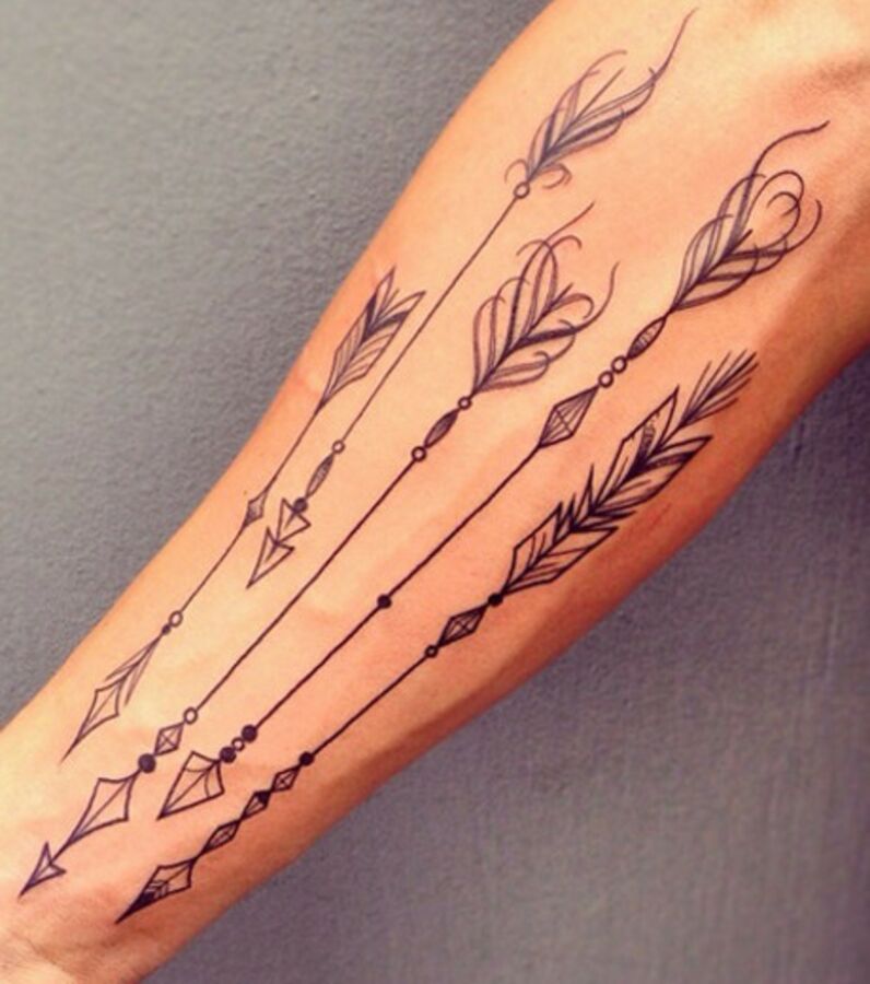Tattoos Die schönsten Pfeil Motive für Männer und Frauen