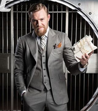 1. Conor McGregor, der UFC-Superstar kassierte durch seine Leistungen im Oktagon 9.033.857 €