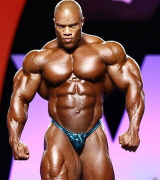 8. Philip Heath hält den Titel des Mr. Olympia. Er wird auch „The Gift“ (das Geschenk) oder „The Next Big Thing“ (das nächste große Ding) genannt.