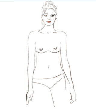 Die sportliche Brust: Große, muskulöse Brüste mit wenig Haut