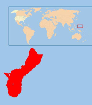 Guam ist die größte Insel des Marianen-Archipels im westpazifischen Ozean und gehört zu den USA