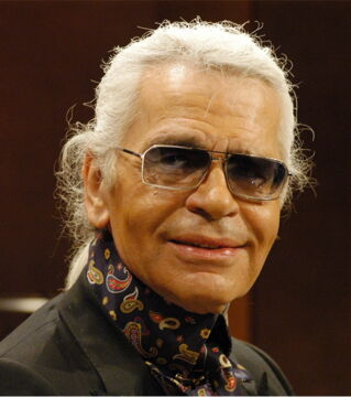 Karl Lagerfeld 2006 in New York