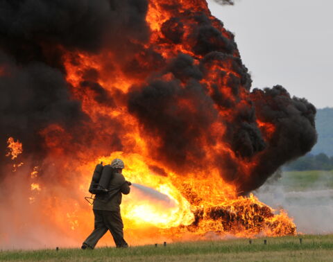 Brennende Flüssigkeit