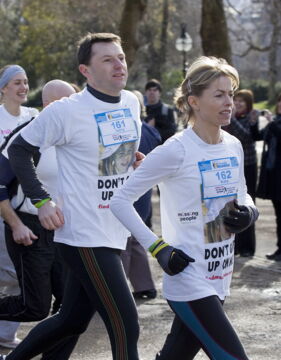 Kate und Gerry McCann bei "Miles for Missing People"