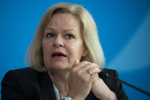 Ministerin des Innern und für Heimat Nancy Faeser