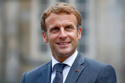 7. Der französische Präsident Emmanuel Macron