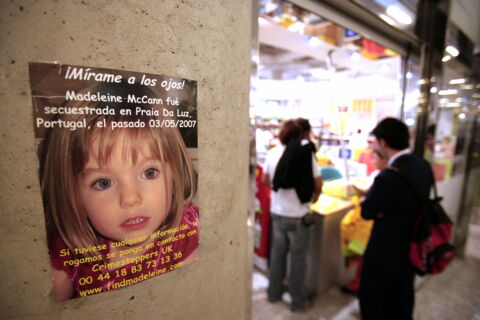 Vermisstenfoto der kleinen Maddie McCann