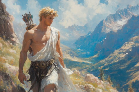 Die Pythia von Delphi