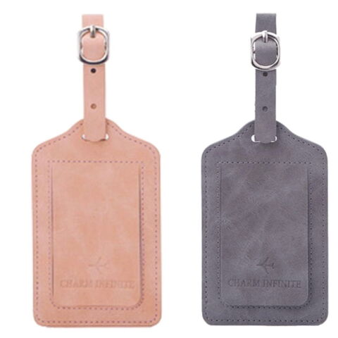 2 Kofferanhänger aus Leder (8,99 €)