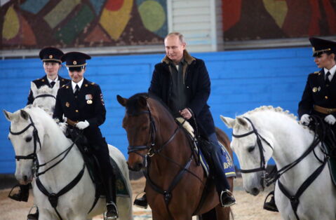 Auf dem Rücken der Pferde