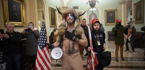 Demonstranten, die einen besonderen Eindruck hinterlassen