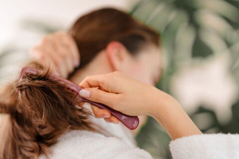 Das Haar ist lebendig