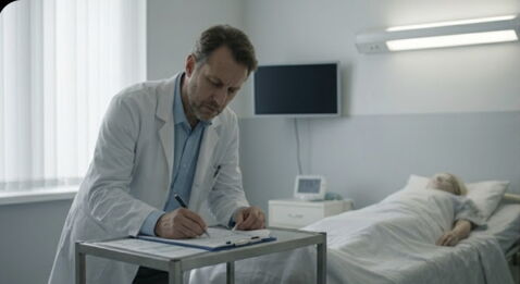 Unmittelbar nach dem Tod