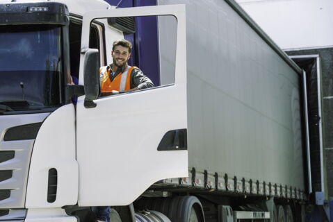 LKW-Fahrer:in