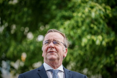 Minister der Verteidigung Boris Pistorius