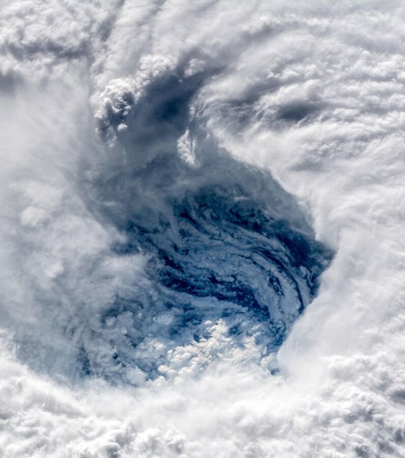 Les Impressionnantes Images De L'ouragan Florence Vu De L'espace