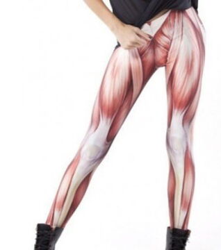 We suppose that these leggings are made to show off your strong muscular legs? Any takers?