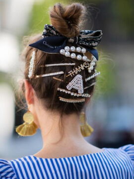 Autumn hair trends: hair clips