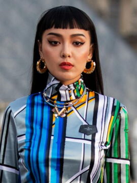 Autumn hair trends: mini fringe