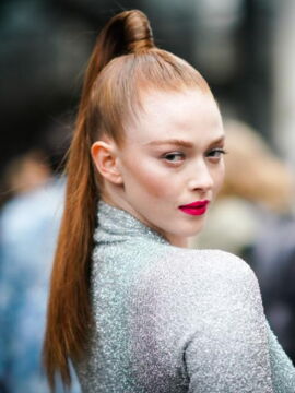 Autumn hair trends: the high ponytail