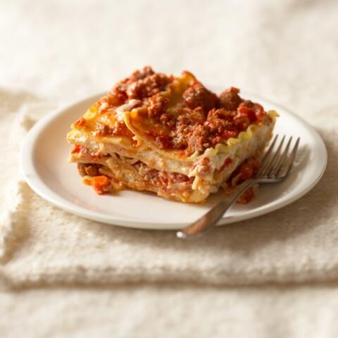 Bolognese lasagna