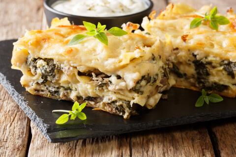 Melt-in-the-mouth chicken lasagna