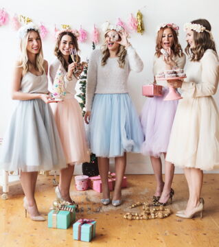 For your next party, make it tulle-themed. Your guests will love it and you'll have an assortment of colours!