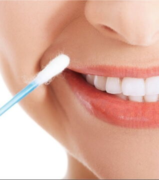 Instead of using your fingers to apply medicated cream to your face, use a cotton swab. This will reduce the transfer of bacteria from your finger tips.