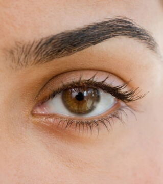 Use cotton swabs to help shape and fill in your eyebrows.