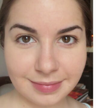 After: BB creams are great for all skin types and it provides light coverage where it doesn't feel like it's weighing down your face!