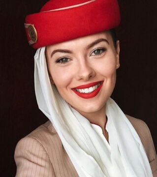 Brigita Jagelaviciute, 23 years old, flight attendant for Emirates. @imbrigita