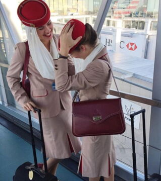 In 2014 she met a group of flight attendants at the airport and dreamt of becoming one of them. Two years later, she does. @imbrigita